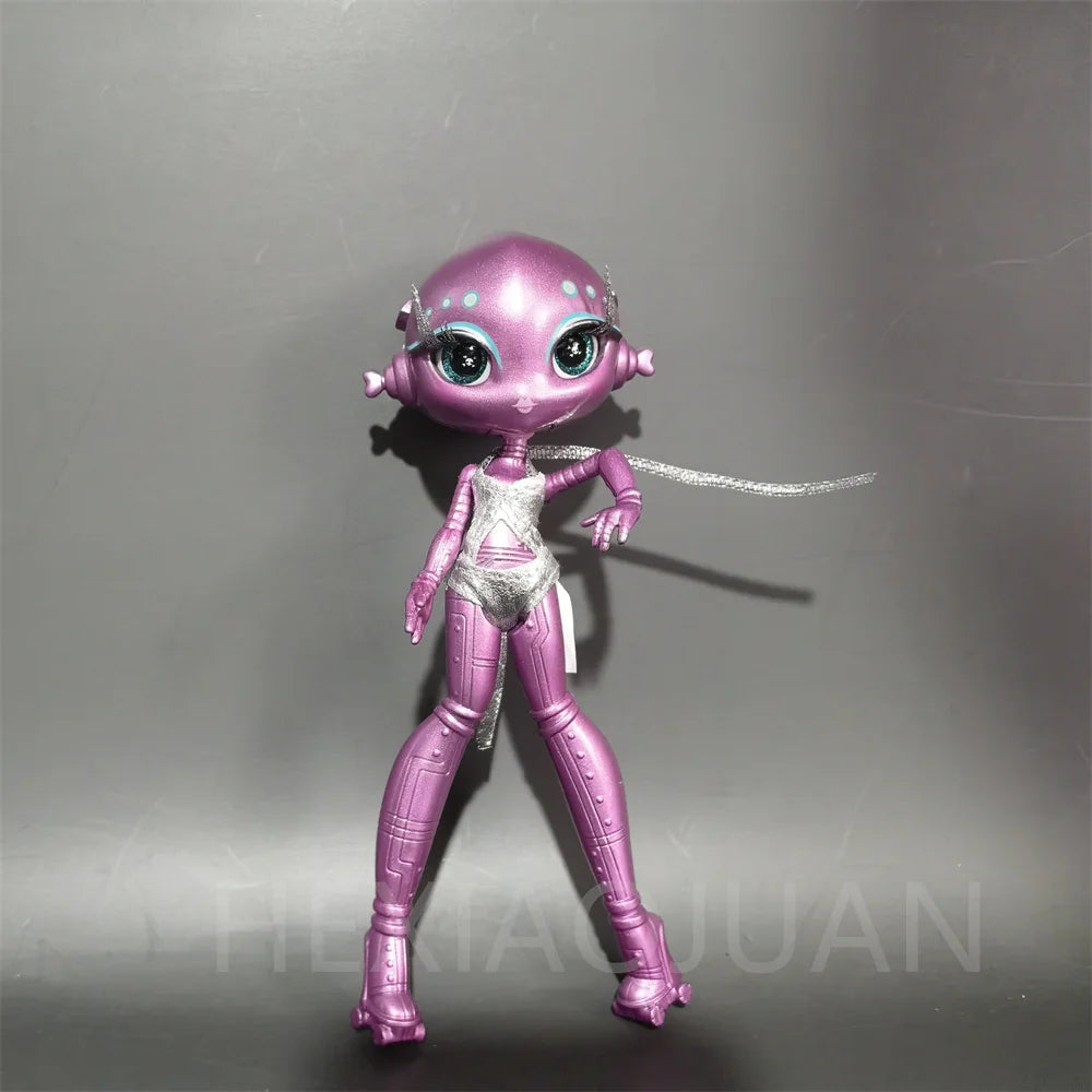 Original innovation Una poem monster doll toy girl birthday gift Novi star  doll long hair 20 cm doll with clothes DIY toy