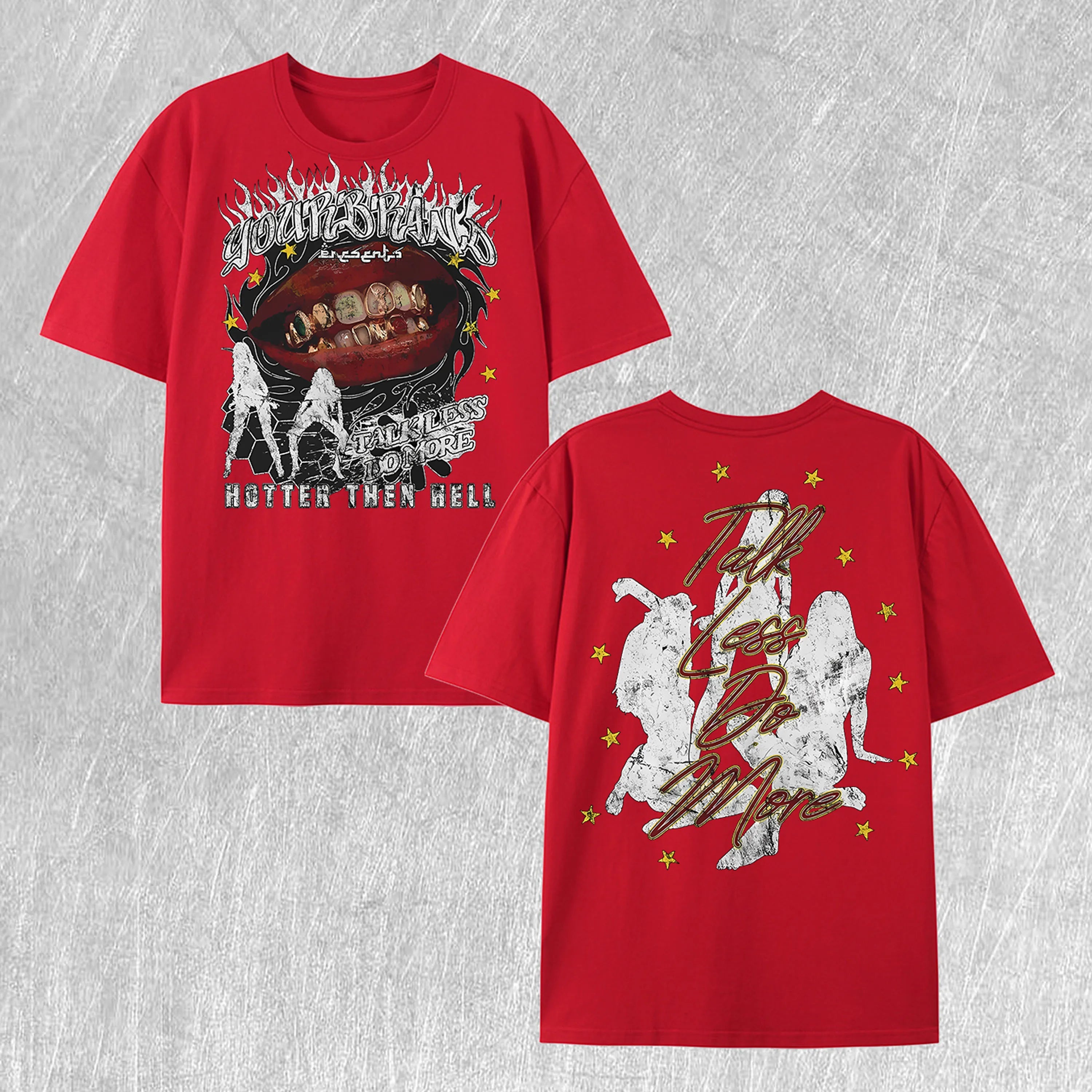 Talk Less Do More Graphic Cotton T - Shirt 100% Cotton US Warehouse 7 Colors