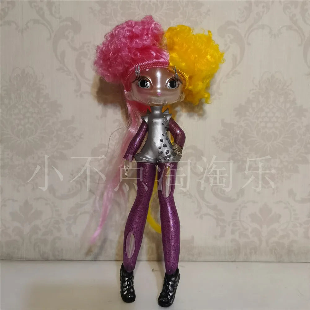 Original innovation Una poem monster doll toy girl birthday gift Novi star  doll long hair 20 cm doll with clothes DIY toy