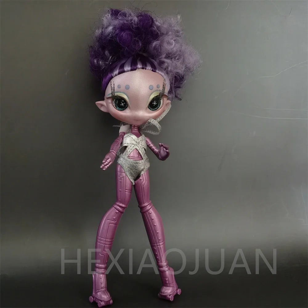 Original innovation Una poem monster doll toy girl birthday gift Novi star  doll long hair 20 cm doll with clothes DIY toy