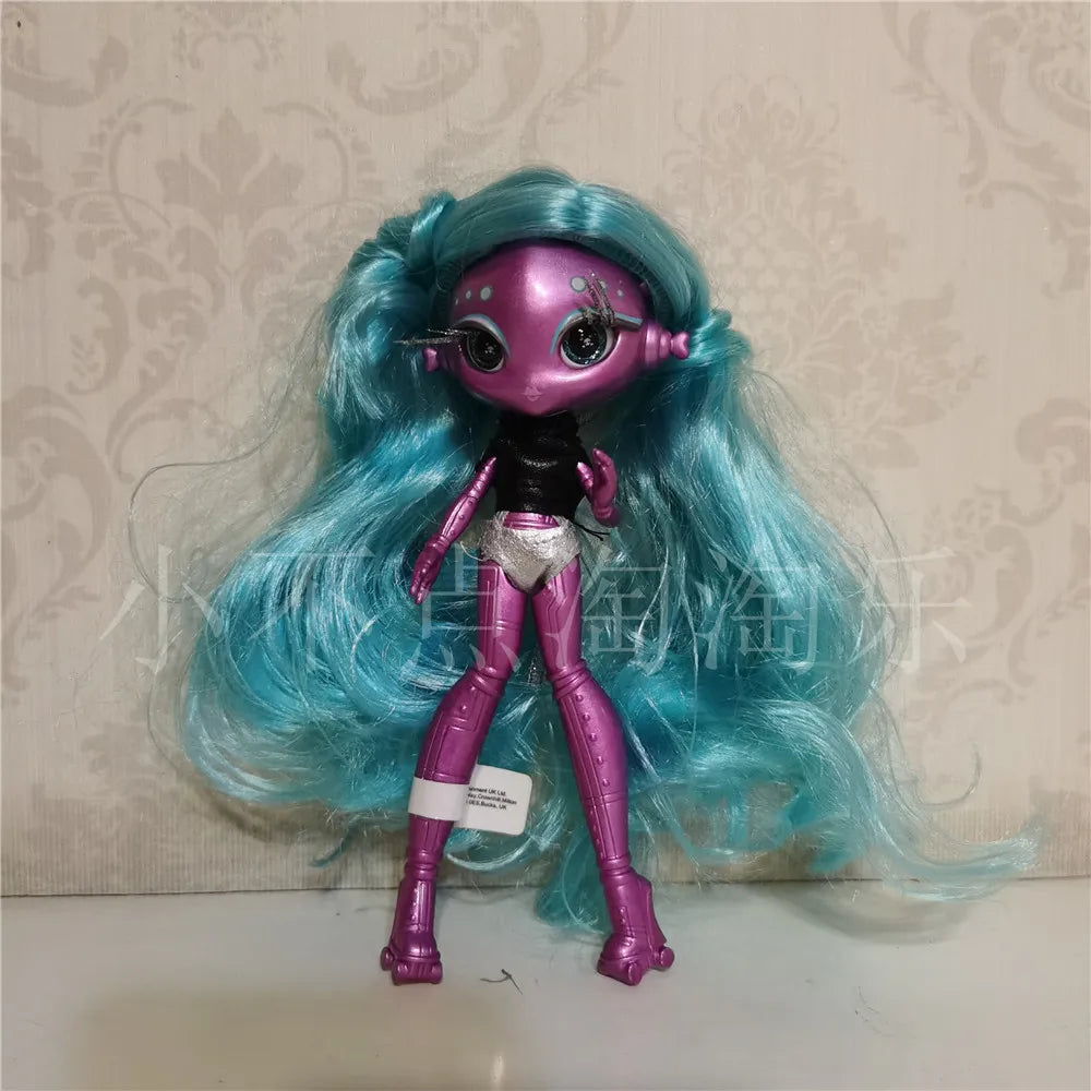 Original innovation Una poem monster doll toy girl birthday gift Novi star  doll long hair 20 cm doll with clothes DIY toy