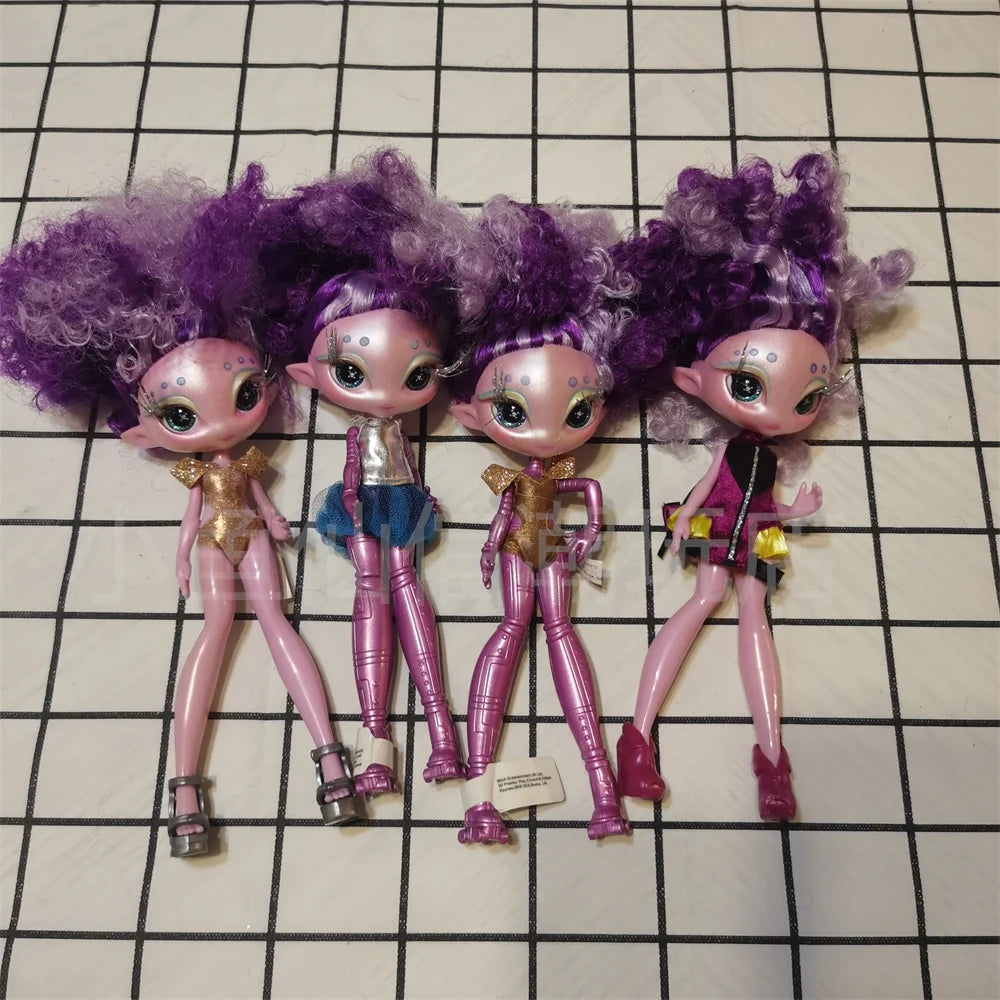 Original innovation Una poem monster doll toy girl birthday gift Novi star  doll long hair 20 cm doll with clothes DIY toy