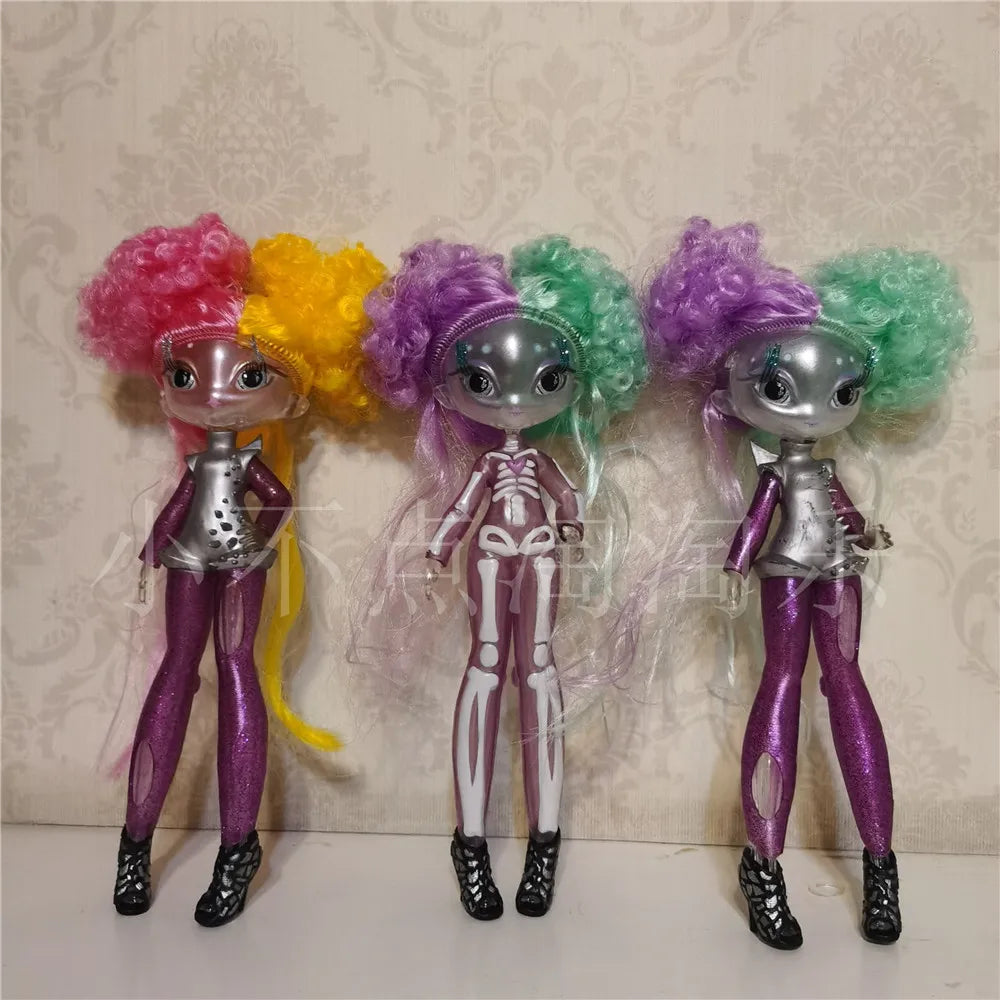 Original innovation Una poem monster doll toy girl birthday gift Novi star  doll long hair 20 cm doll with clothes DIY toy