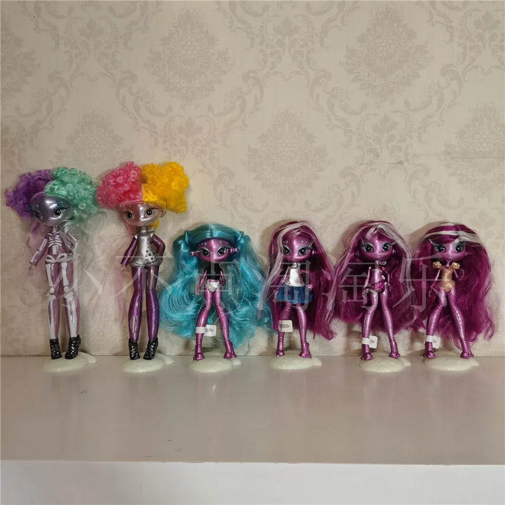 Original innovation Una poem monster doll toy girl birthday gift Novi star  doll long hair 20 cm doll with clothes DIY toy