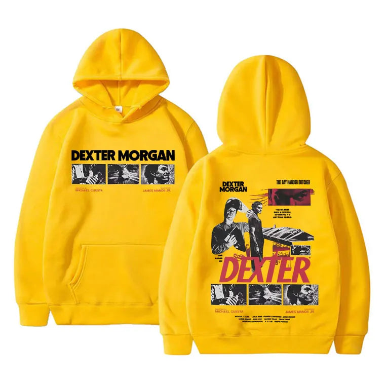 New TV Program Dexter Morgan Bay Harbour Butcher Men's Autumn Winter Casual Fashion Retro Loose Warm Trendy Sportswear