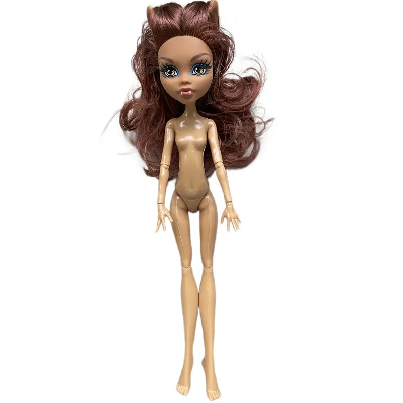 Monster Dolls Cute Horse-man Deer Cat Draculaura/Clawdeen Wolf/ Frankie Stein / Black Spider Movable Body Girls Toys Gift