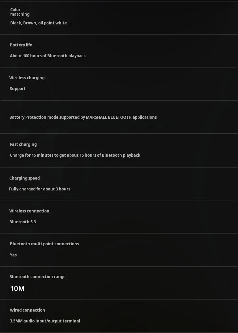 Original Marshall Major V 5 Wireless Bluetooth Headphones With App Classic Earphones Deep Bass Foldable Music Microphone Headset