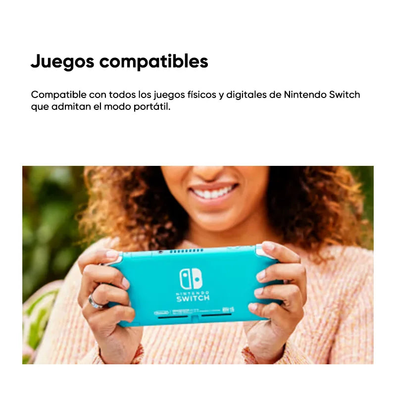 Consolas Nintendo Switch Lite - 32GB Batería 3570mah 5.5'' Compact and lightweight Built-in controllers Compatible games