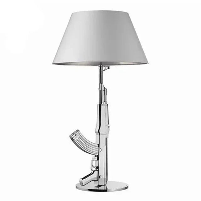 Postmodern Creative Lamp AK47 Floor Lamp LED Designer Corner Light for Living Room Reading Bedroom Bedside Gold Floor Lamp