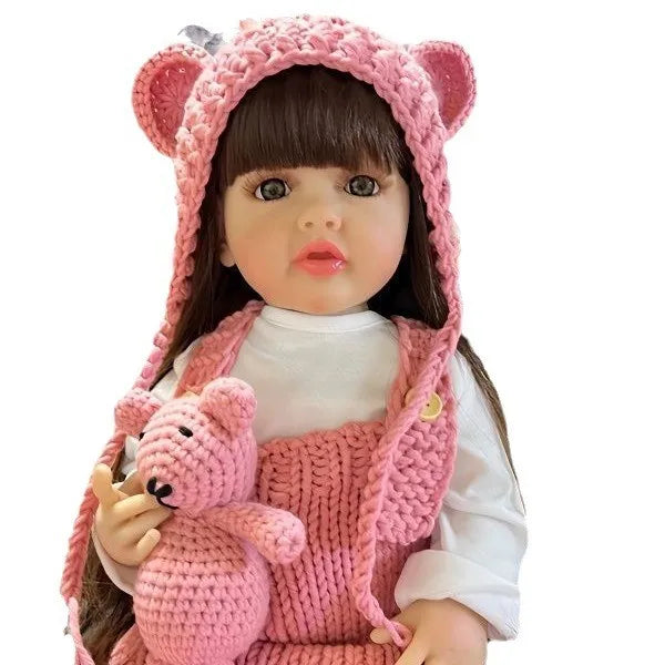 Lifelike Reborn Dolls Realistic Full Silicone Baby Bebe Vinyl 50CM Newborn Girl Doll Princess Toddler Toy Gift