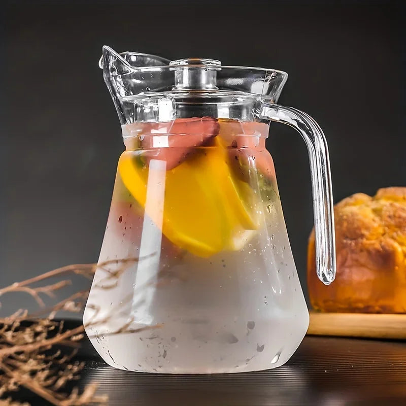 1pc Plastic Pitcher 33/50/67oz Drinkware Tea Pitcher For Juice, Milk,Cold /Hot Beverages Carafe Water Pitcher For Restaurant