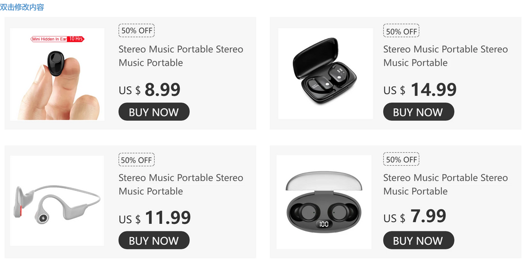 NVAHVA 10 Hrs Music Time Bluetooth Earbud Wireless Earphone Mini Headset For iPhone Xiao mi Android Cellphones TV PC Car Driving