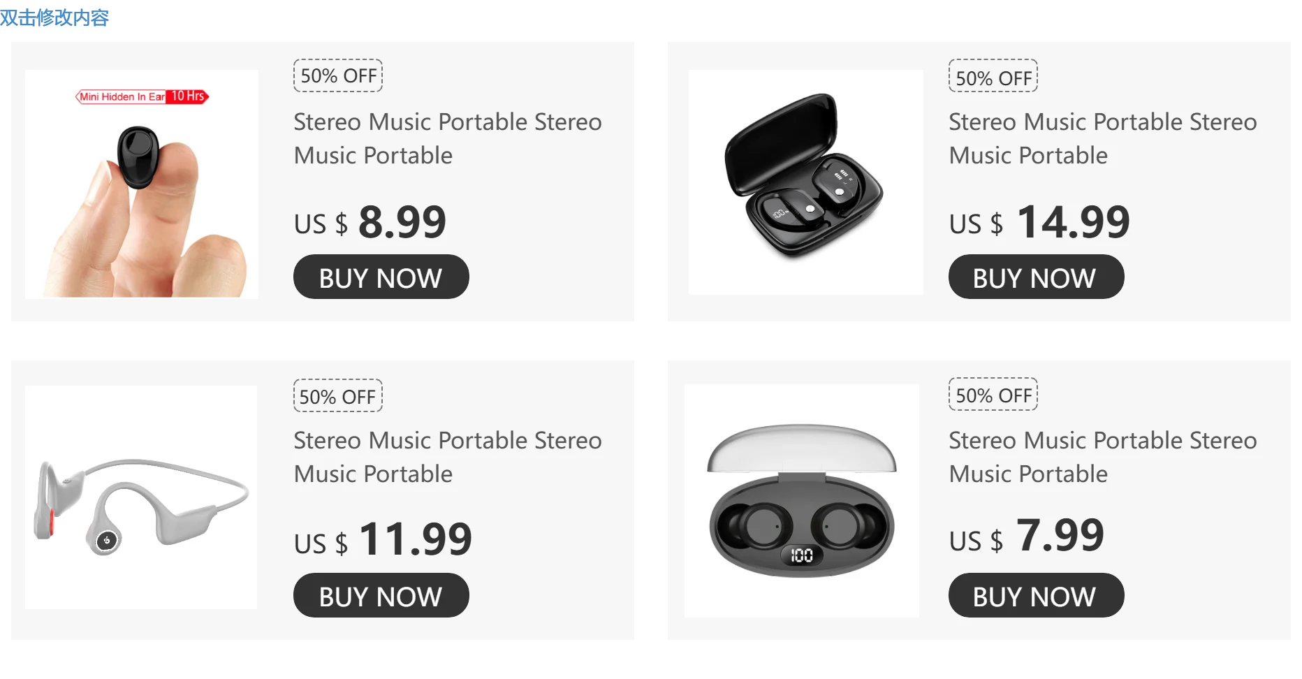 NVAHVA 10 Hrs Music Time Bluetooth Earbud Wireless Earphone Mini Headset For iPhone Xiao mi Android Cellphones TV PC Car Driving