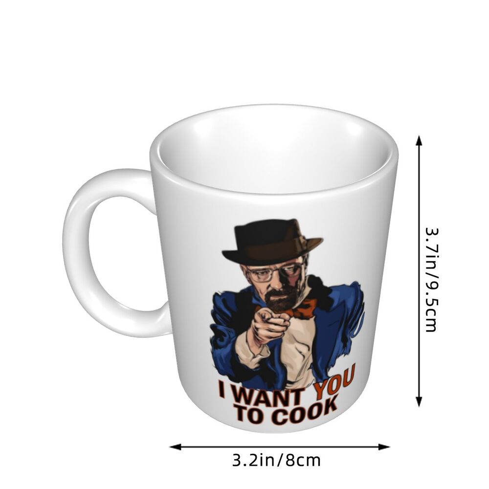 Heisenberg I Am The Danger Mug Personalized Breaking Bad Walter White Coffee Ceramic Mug Cup Creative Present