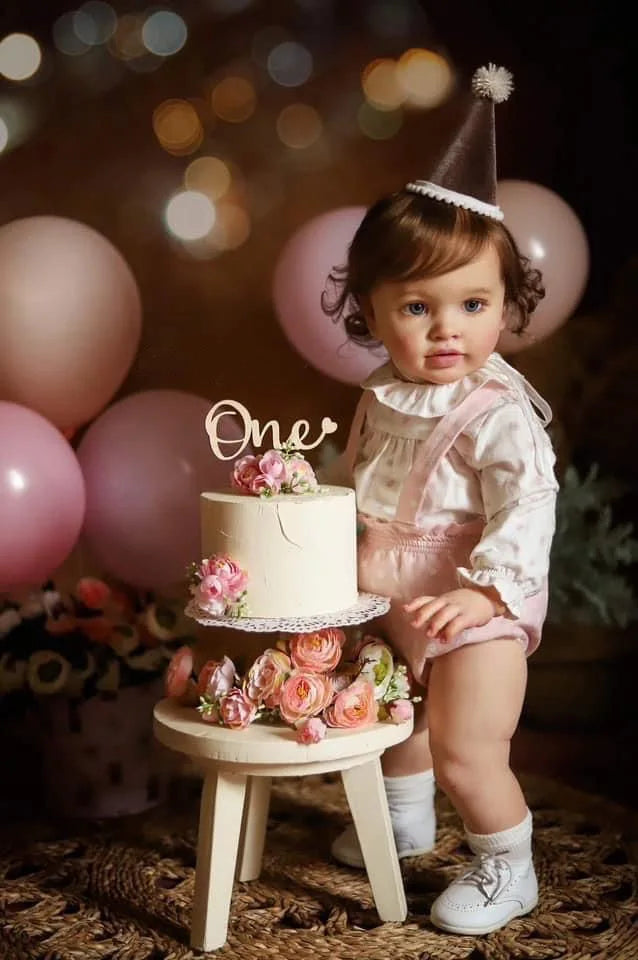 NPK 66CM Pippa Already Painted Finished Doll Reborn Toddler Huge Baby Size Popular Lifelike Soft Touch 3D Skin Art Doll