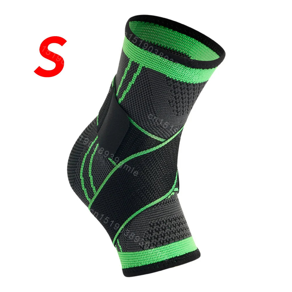 1Pcs High Quality Adjustable Ankle Support Compression Ankle Brace Protector Running Soccer Basketball Fitness Joint Pain Nylon