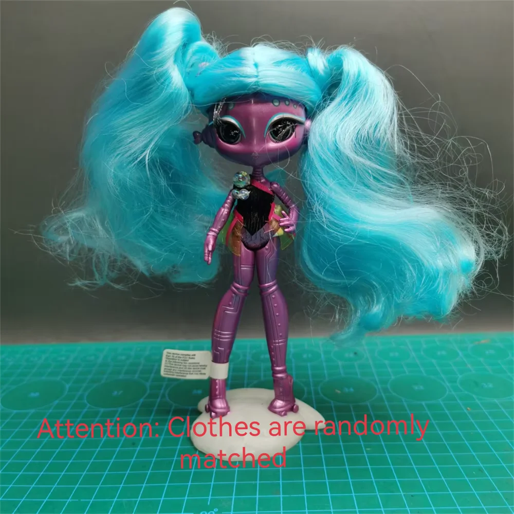 Original innovation Una poem monster doll toy girl birthday gift Novi star  doll long hair 20 cm doll with clothes DIY toy