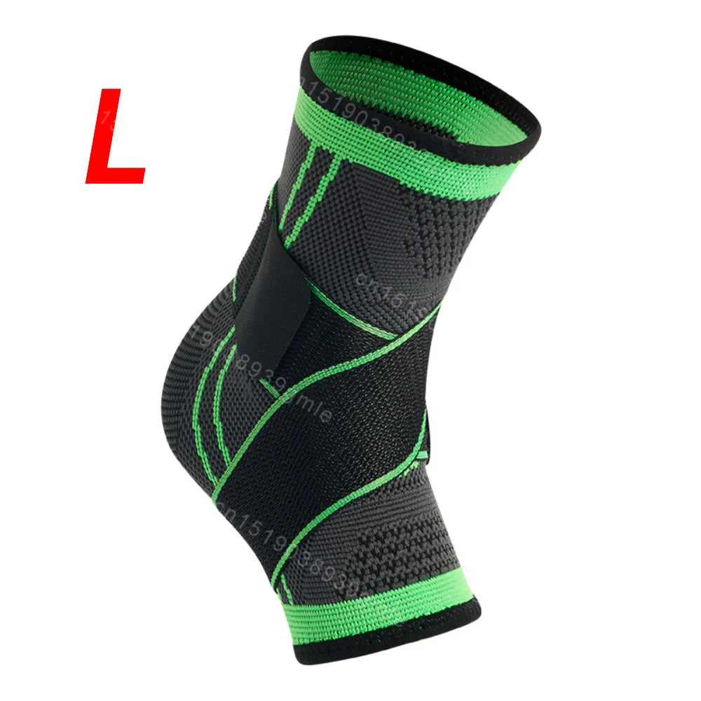 1Pcs High Quality Adjustable Ankle Support Compression Ankle Brace Protector Running Soccer Basketball Fitness Joint Pain Nylon