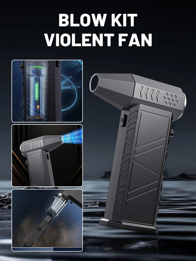 X9 Turbo Fan Jet 300000RPM Turbo Jet Blower Brushless Vacuum Cleaner Blower For PC/Keyboard/Home/Car Cleaning Air Duster Blower