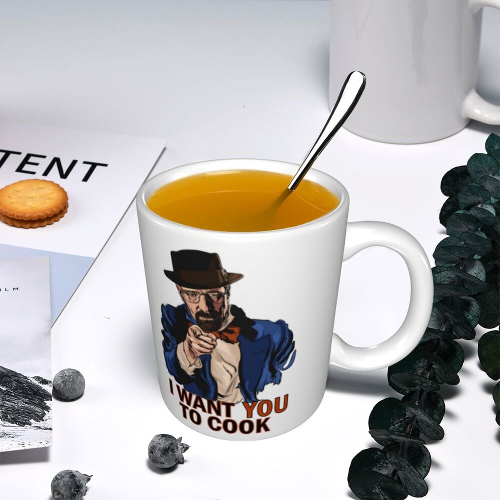 Heisenberg I Am The Danger Mug Personalized Breaking Bad Walter White Coffee Ceramic Mug Cup Creative Present