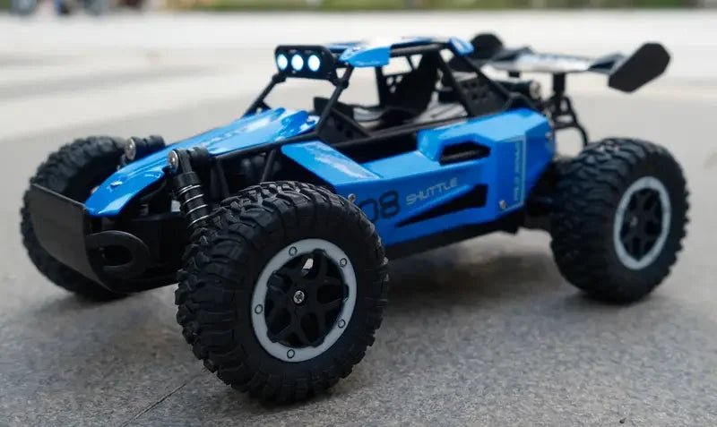 Rc Cars 1:16 2WD Off-Road RC Truck All Terrain 2.4G Electric RC Car High Speed 20KM/H Remote Control Car with LED Lights Kid Toy