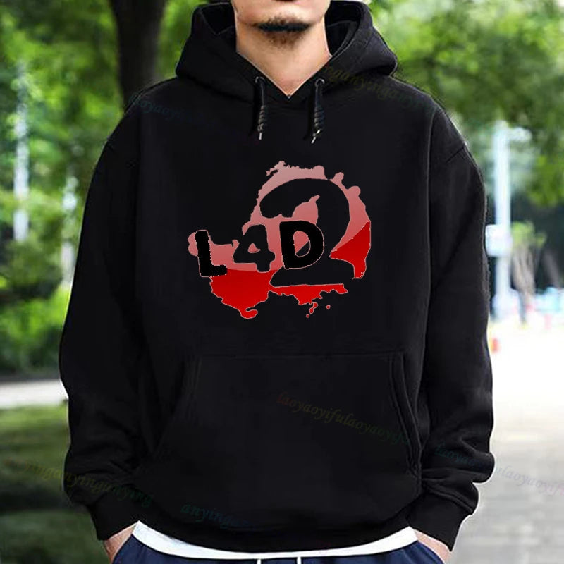 Left 4 Dead 2 Hoodie Men Women Fashion Casual Long Sleeve T-shirt Aesthetic Vintage Game Lovers Retro Style Hoodies Harajuku
