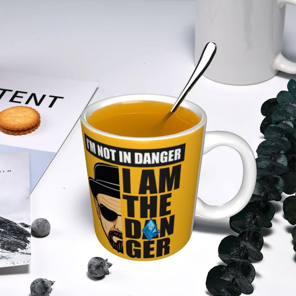Heisenberg I Am The Danger Mug Personalized Breaking Bad Walter White Coffee Ceramic Mug Cup Creative Present