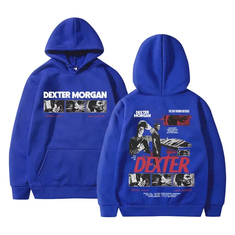 New TV Program Dexter Morgan Bay Harbour Butcher Men's Autumn Winter Casual Fashion Retro Loose Warm Trendy Sportswear