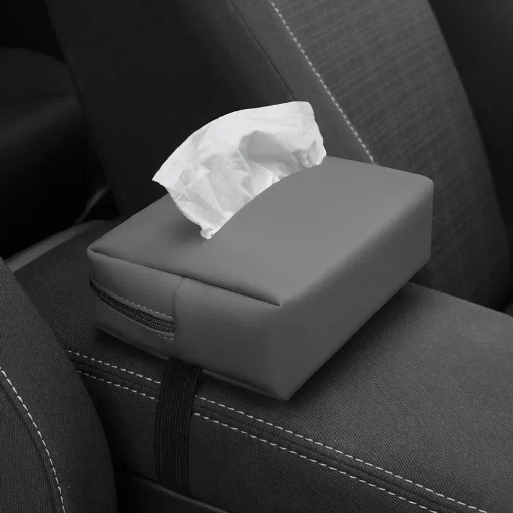 Car tissue box, sunshade seat backrest suspension tissue box, car armrest box, tissue storage box, car storage and organization