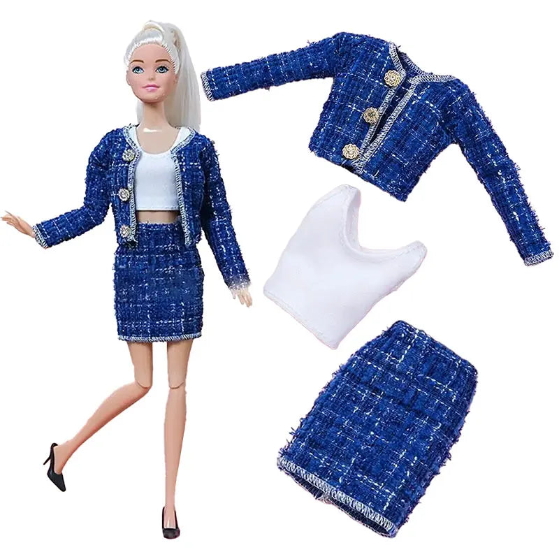 25 Style Doll Clothes for Girl Outfit Dress Fashion Coat Sweater Suitable For 30CM BJD Doll Accessories Costumes Birthday Gifts
