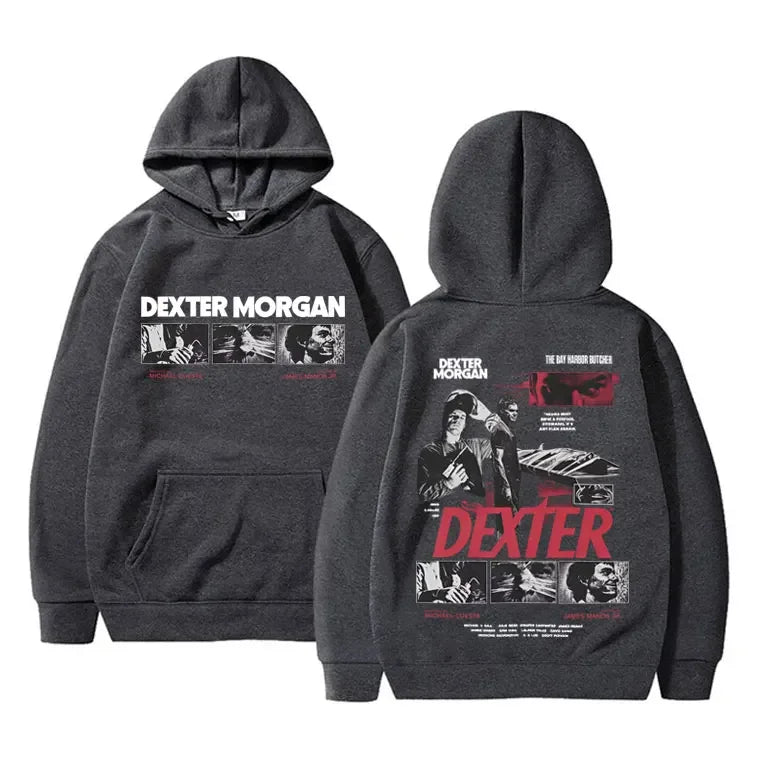 New TV Program Dexter Morgan Bay Harbour Butcher Men's Autumn Winter Casual Fashion Retro Loose Warm Trendy Sportswear