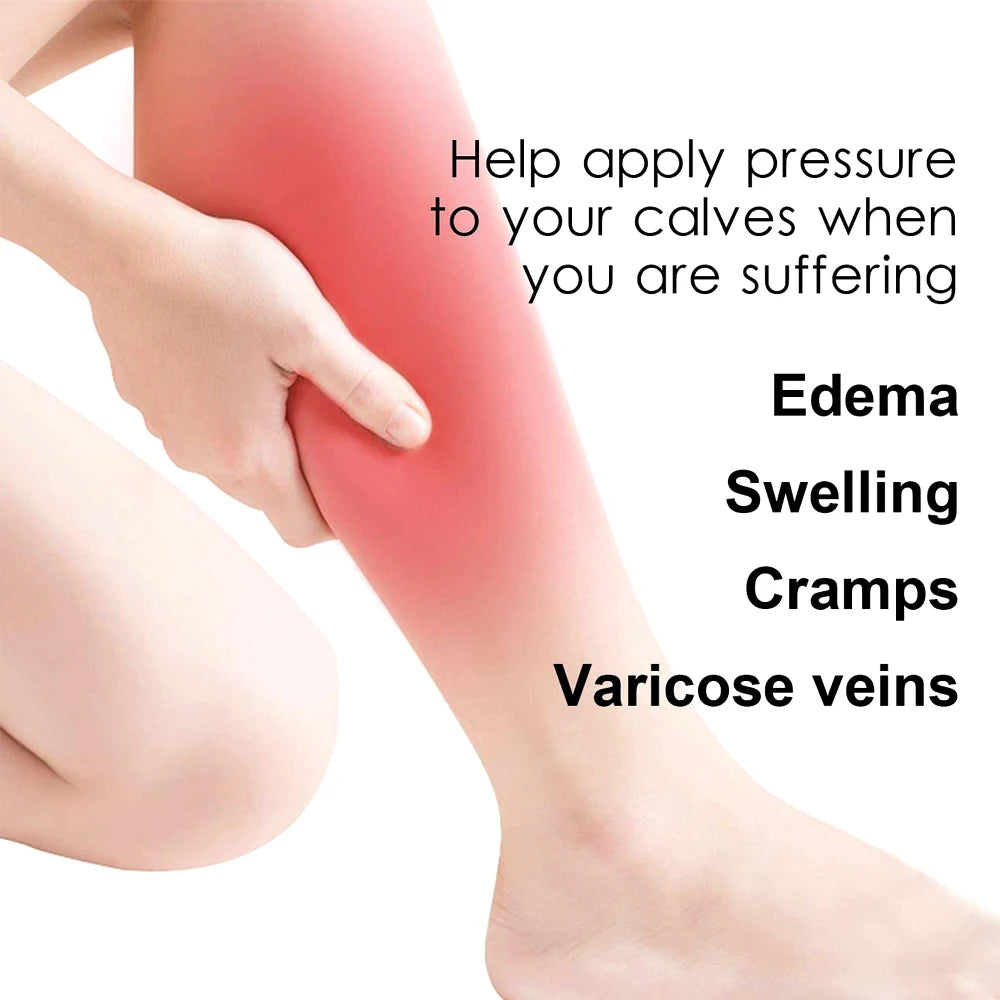 Calf Compression Sleeve, Leg Sleeves Brace for Shin Splints Pain Relief, Footless Compression Socks for Varicose Vein, Football