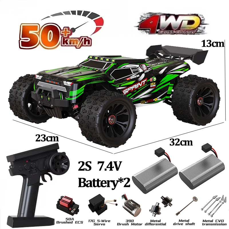 9522PRO 85KM/H High-speed RC Car Brushless Four-wheel Drive Off-road Drift 1:16 Professional Racing Car 9522 50KM/H Boy's Toy
