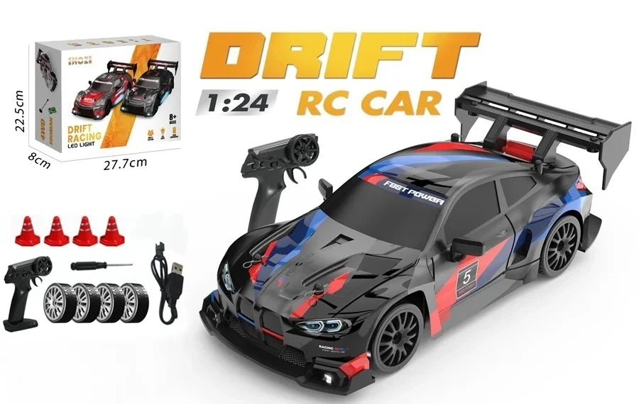 4WD RC Drift Car Remote Control GTRPRO AE86PRO Model 4x4 Racing RTR Radio Truck Vehicle Toy Gift for Boy Girl Children Kid Adult