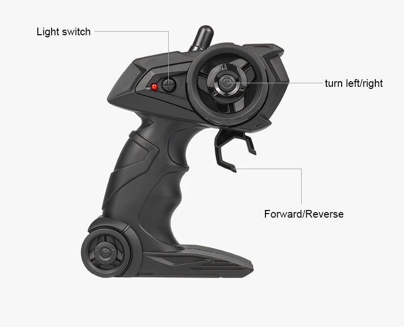 Remote Control Car RC Drift Racing 1:16 Vehicle Off Road Alloy 2.4G Radio High-Speed Trucks With LED Light Climbing Gift Kid Toy