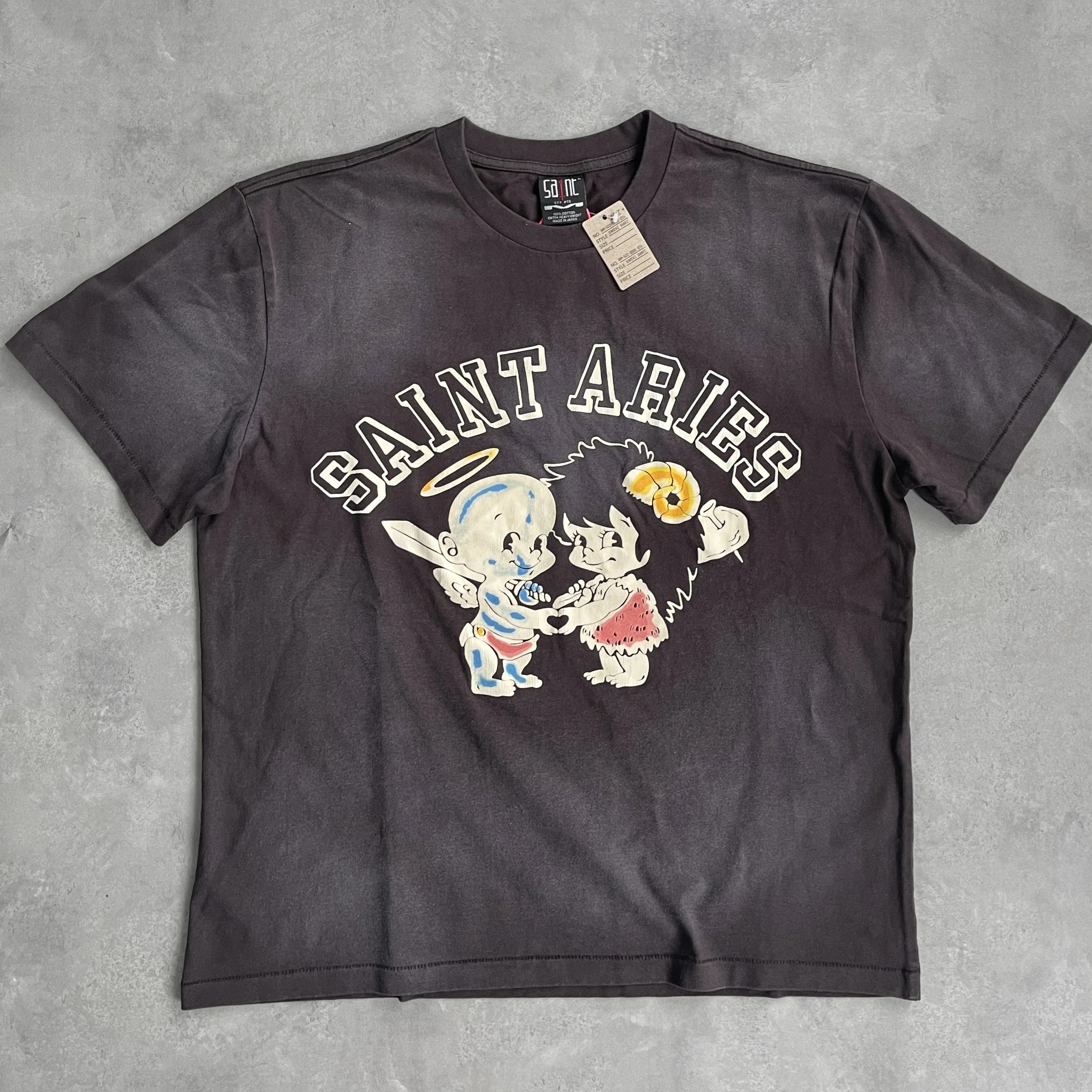 Public Enemy Saint Washed T-shirt Men Women Best Quality Tee Tops T Shirt