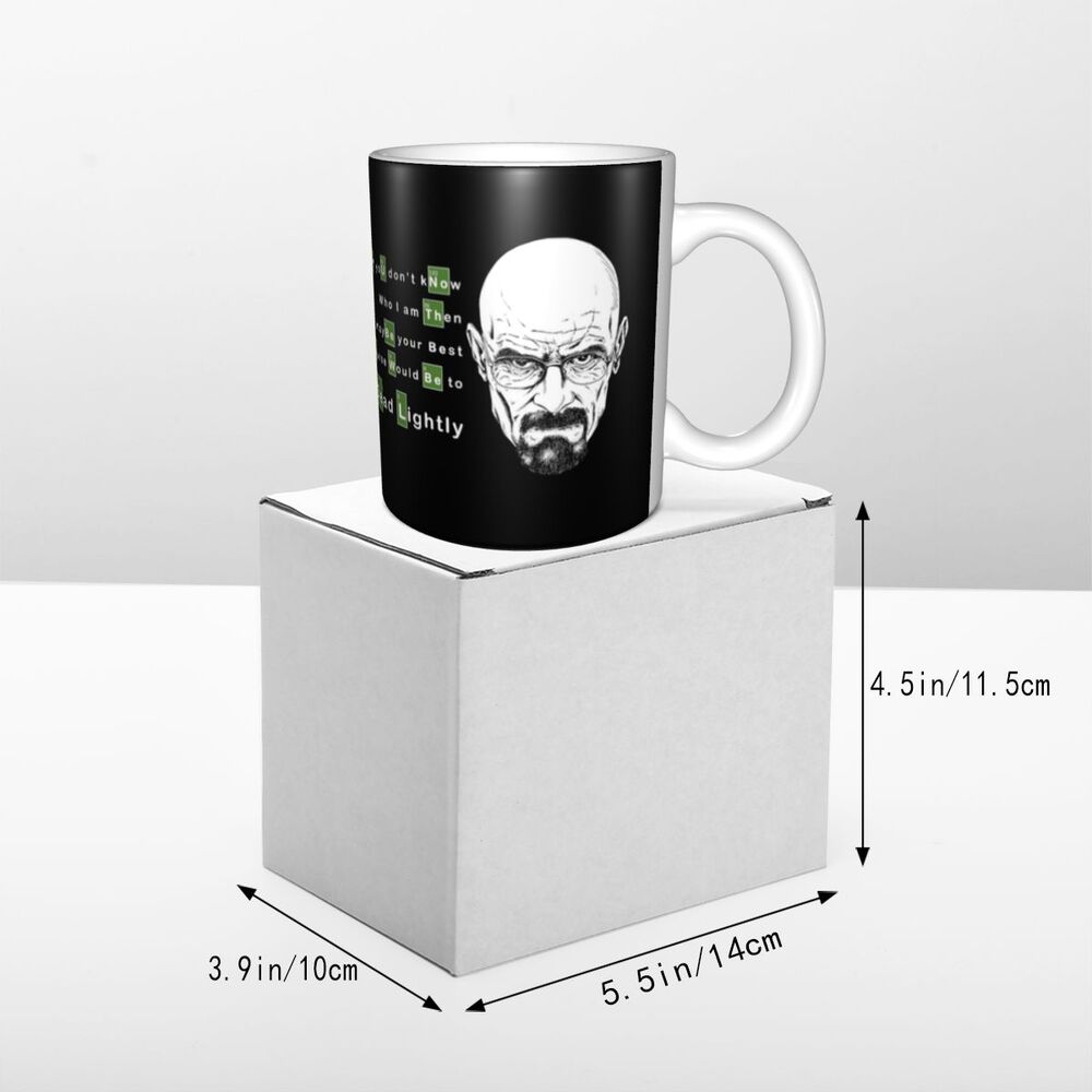 Heisenberg I Am The Danger Mug Personalized Breaking Bad Walter White Coffee Ceramic Mug Cup Creative Present