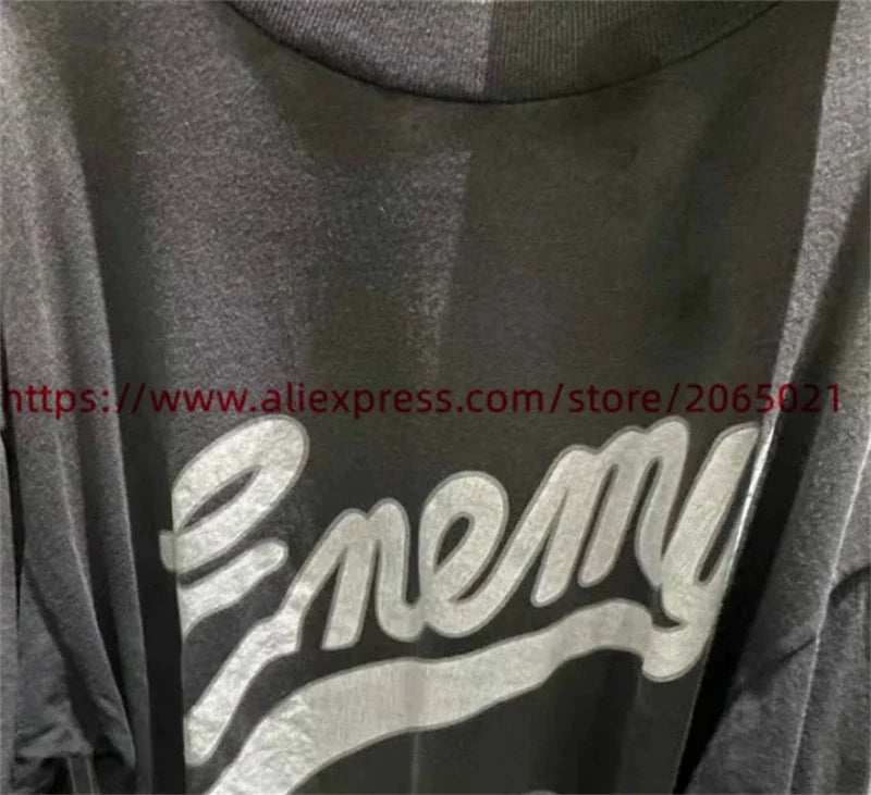 Public Enemy Saint Washed T-shirt Men Women Best Quality Tee Tops T Shirt