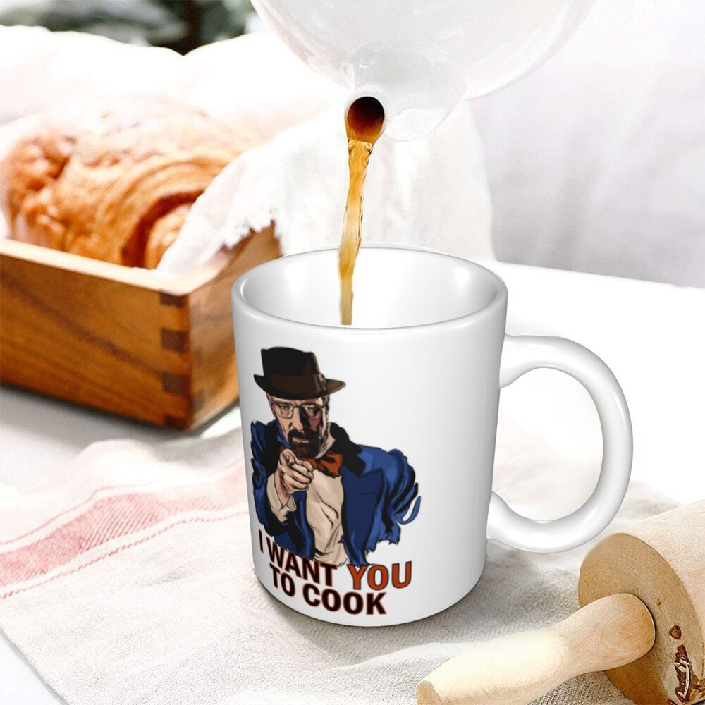 Heisenberg I Am The Danger Mug Personalized Breaking Bad Walter White Coffee Ceramic Mug Cup Creative Present