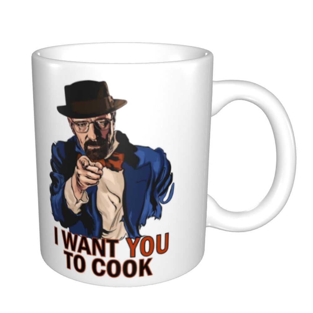 Heisenberg I Am The Danger Mug Personalized Breaking Bad Walter White Coffee Ceramic Mug Cup Creative Present