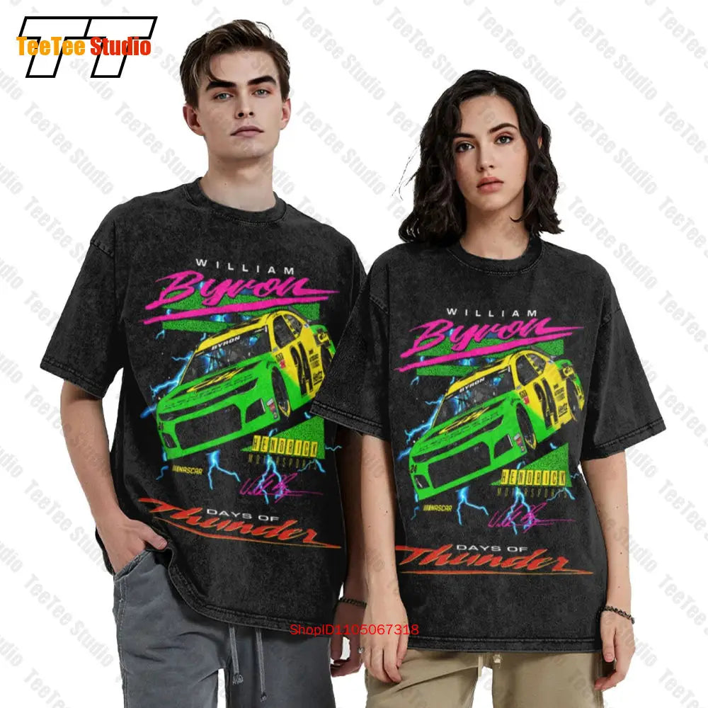 William Byron Hendrick Motorsports Team Day Of Thunder Vintage Oversized T-Shirt KT8G