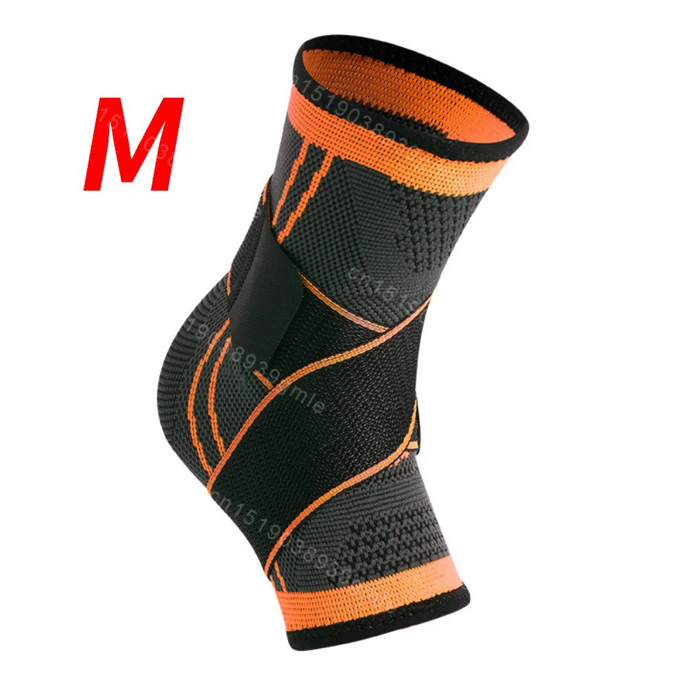 1Pcs High Quality Adjustable Ankle Support Compression Ankle Brace Protector Running Soccer Basketball Fitness Joint Pain Nylon