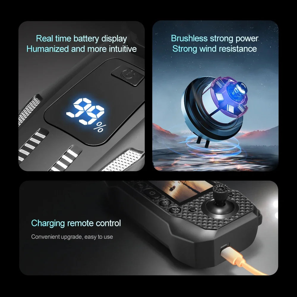 Xiaomi Mijia M6 Drone Brushless Motor Professional 8K HD Aerial Photography Obstacle Avoidance UAV Four-Rotor Helicopter Toys