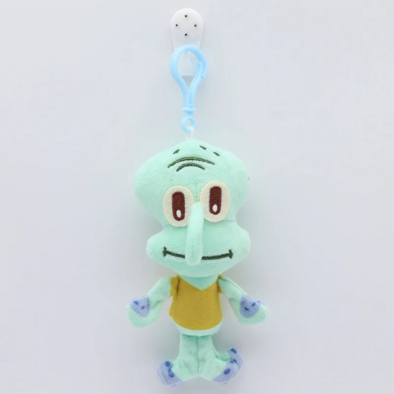 8inch/4inch  SpongeBob Patrick Star Gary Squidward Tentacles Plush Dolls Small Pendant Bag Hangings Christmas Birthday Gi