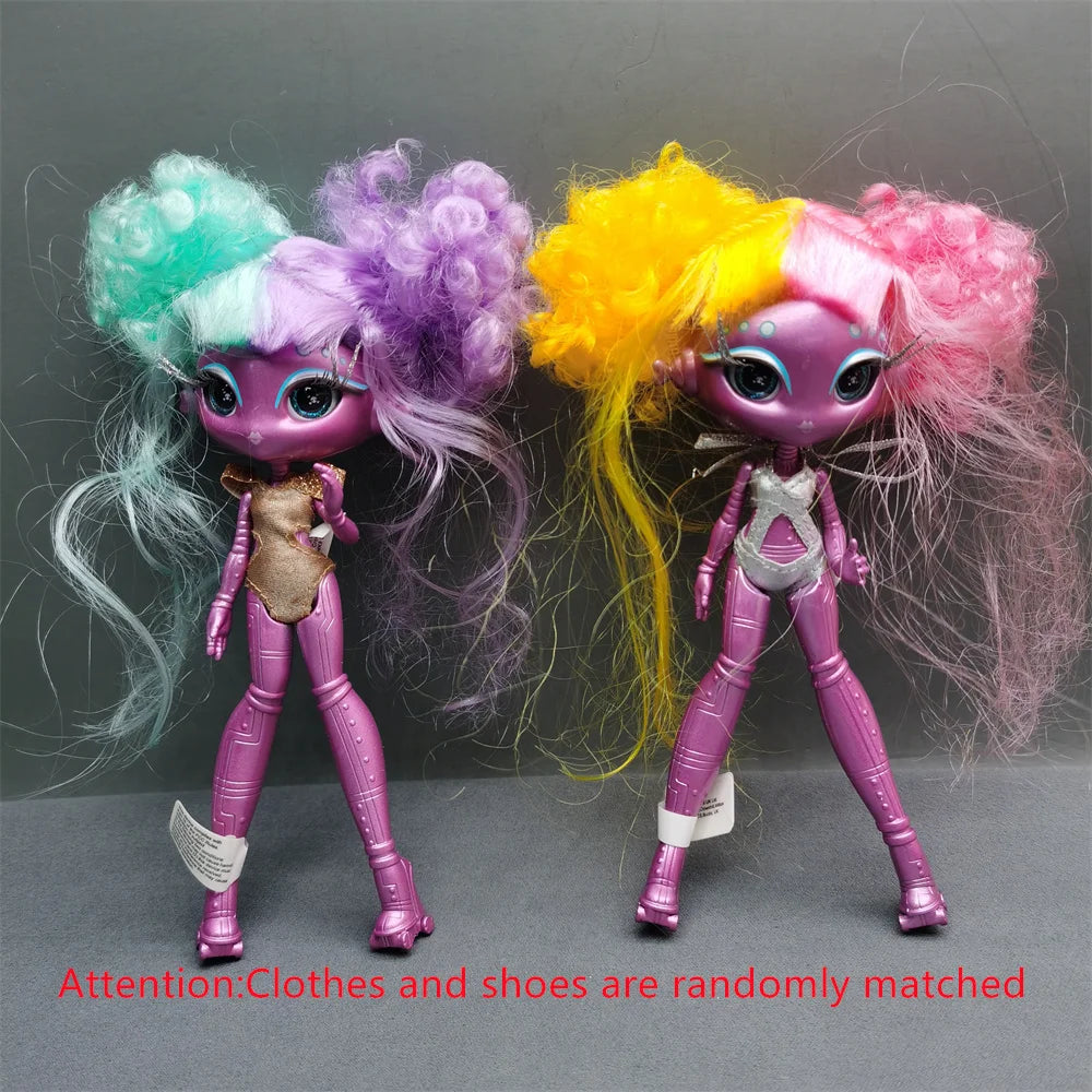 Original innovation Una poem monster doll toy girl birthday gift Novi star  doll long hair 20 cm doll with clothes DIY toy