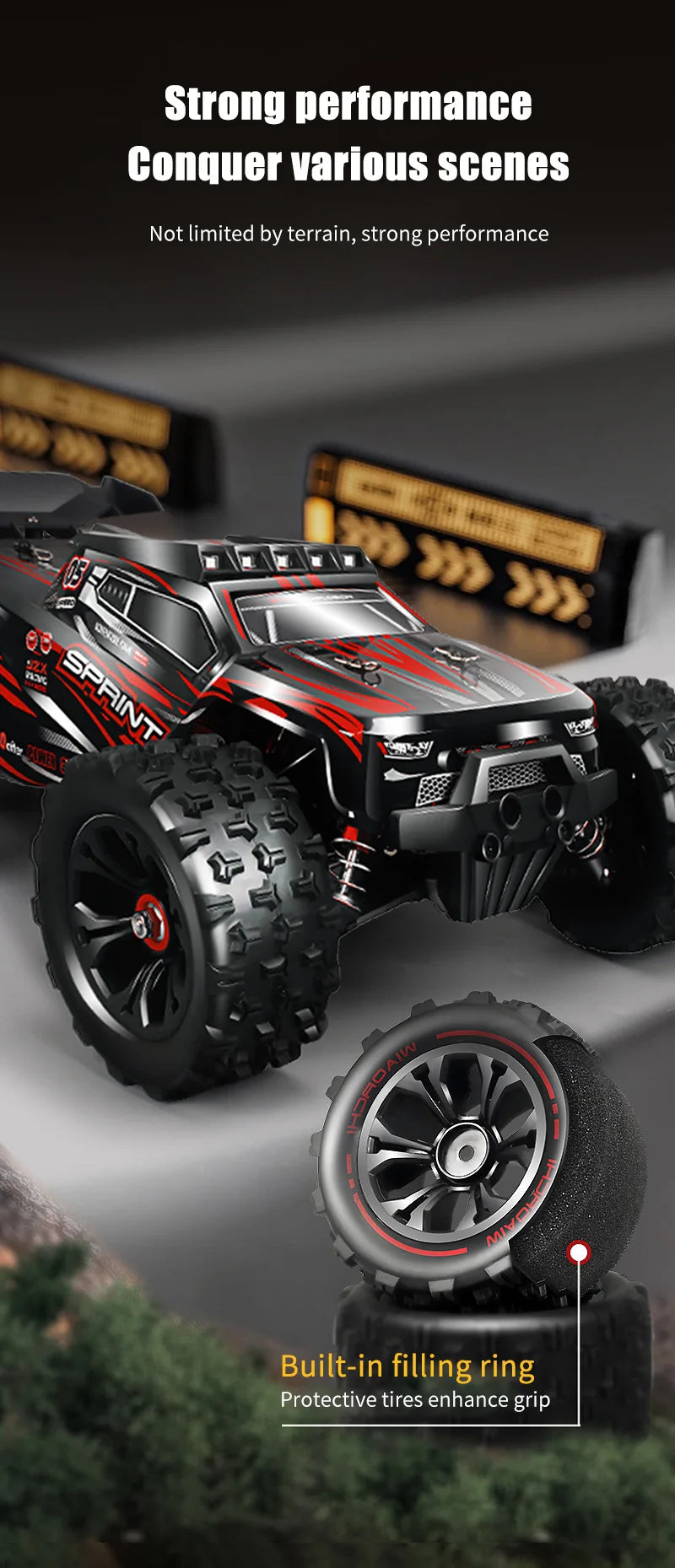 9522PRO 85KM/H High-speed RC Car Brushless Four-wheel Drive Off-road Drift 1:16 Professional Racing Car 9522 50KM/H Boy's Toy