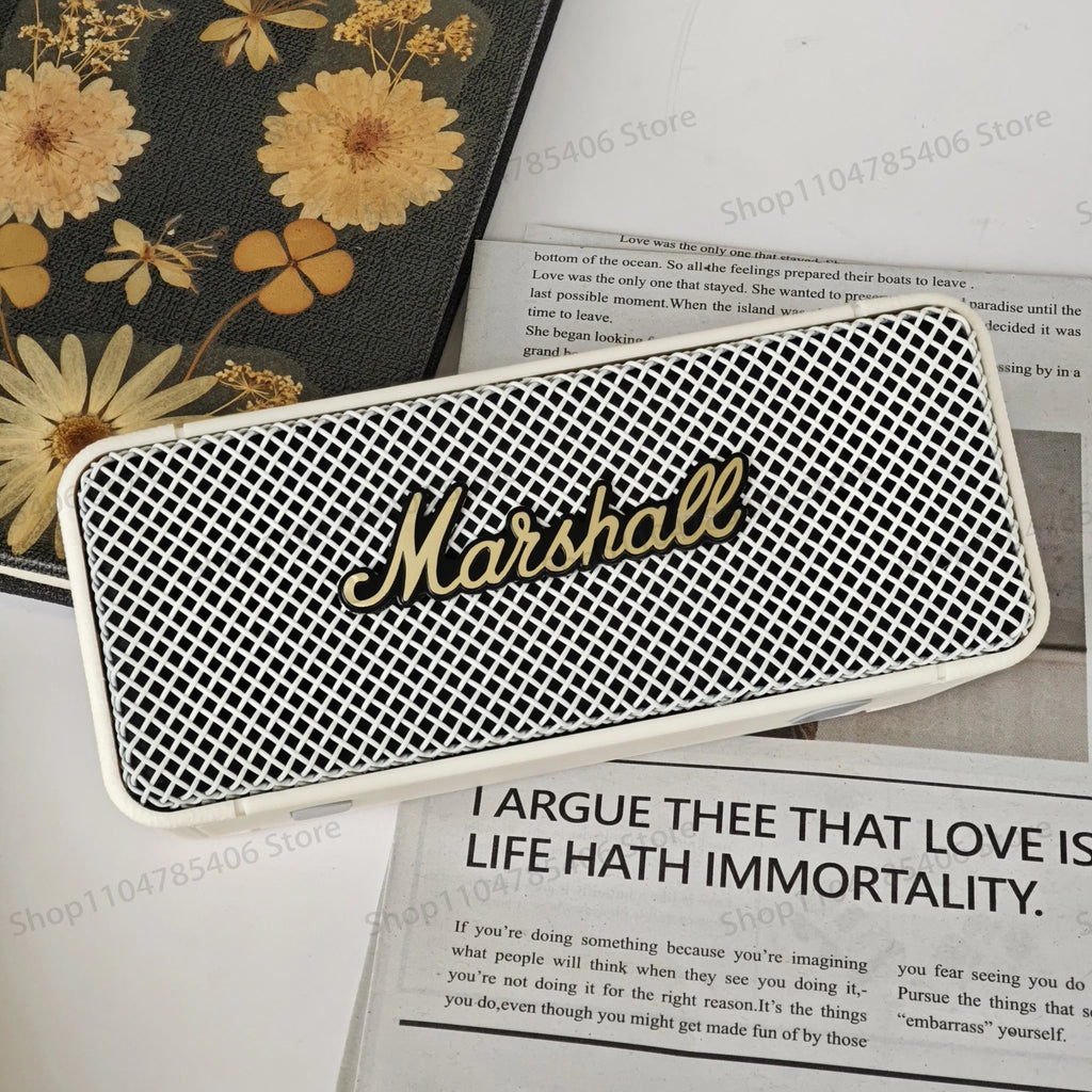 Marshall M8 Wireless Bluetooth Speaker Mobile Phone Audio Outdoor Portable Subwoofer Mini Speaker Waterproof Sports Speaker