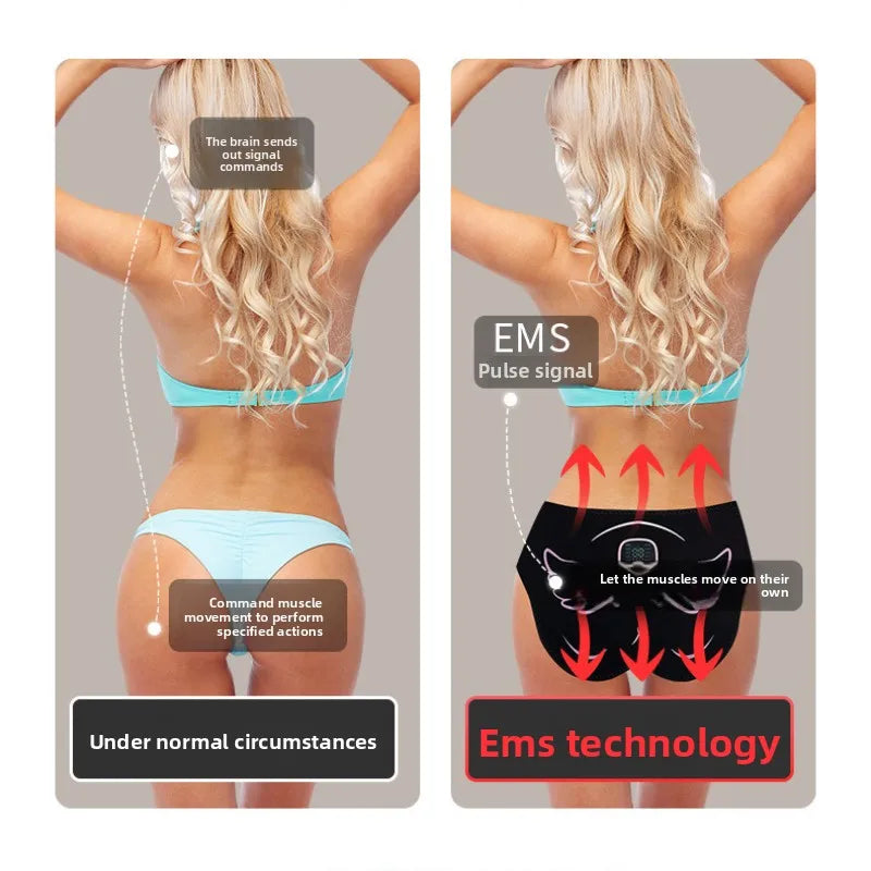 Rechargeable Fitness and beauty buttocks equipment, massagers, and lifting pants EMS for men's and women's buttocks training