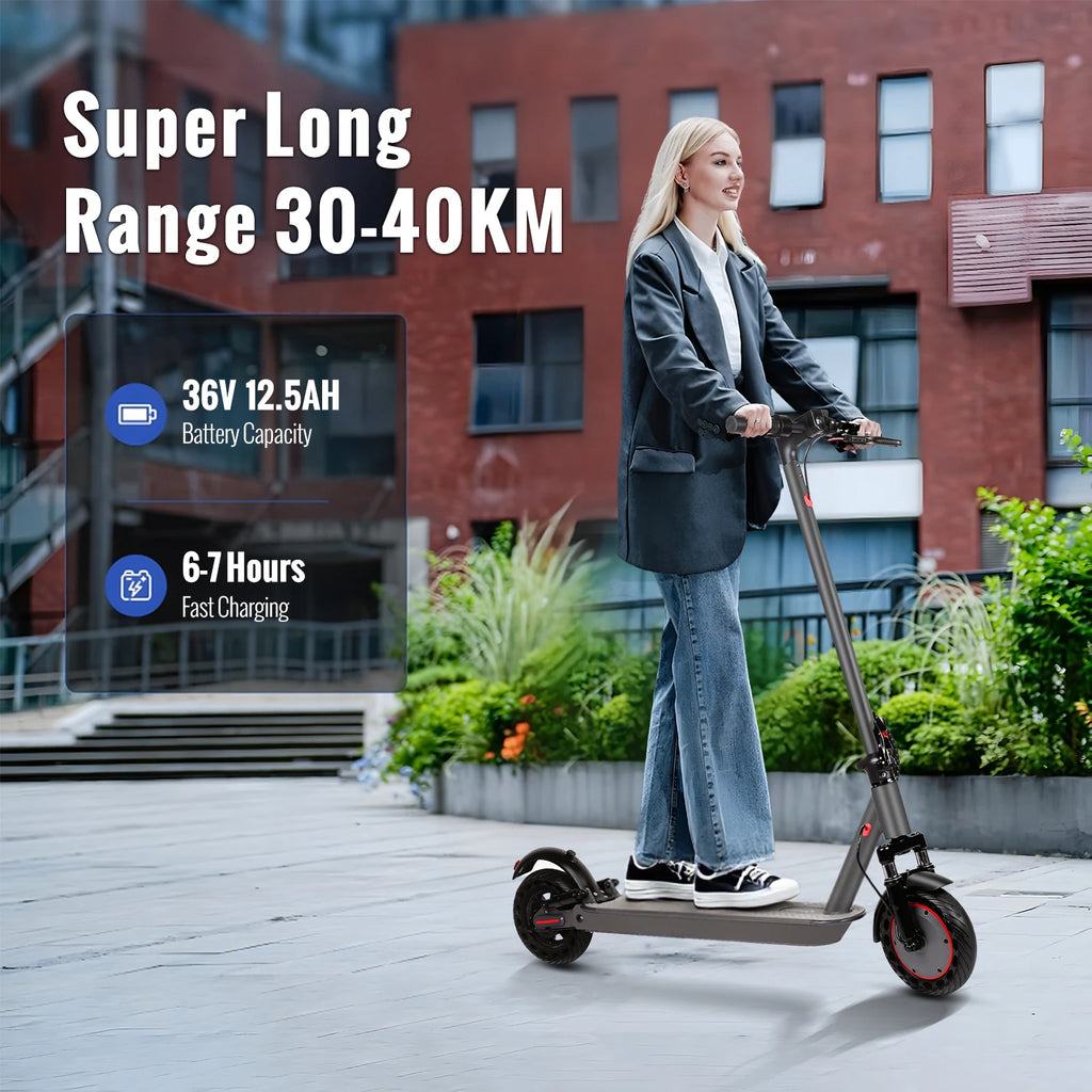 SUNNIGOO N7PRO 350W Adult Electric Scooter With APP 36V 10.4Ah Escooter 30km/h Kick Scooter Lightweight Long Range 30km Scooter