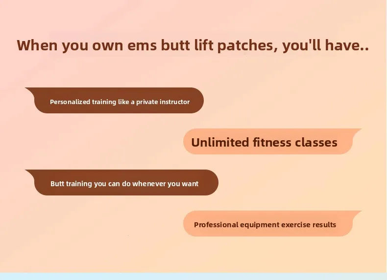 Rechargeable Fitness and beauty buttocks equipment, massagers, and lifting pants EMS for men's and women's buttocks training